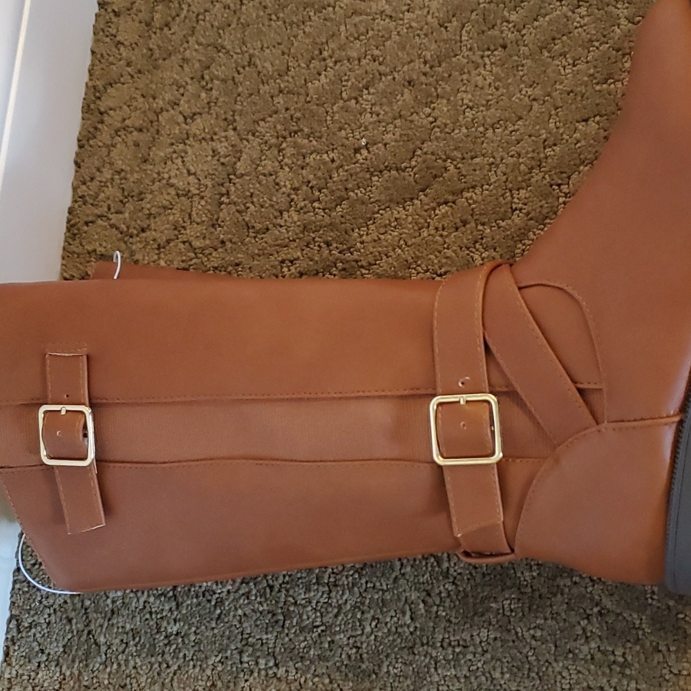 Girls Falls Creek RYLIE Chestnut Tall Boots Size 2 3 4 5 Zipper NWT - Picture 6 of 6